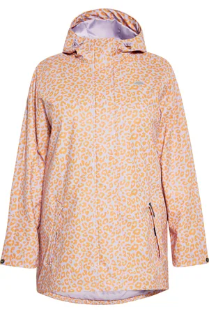 Schmuddelwedda Grote maat regenjas Dames Pastel Lavendel Leeuw