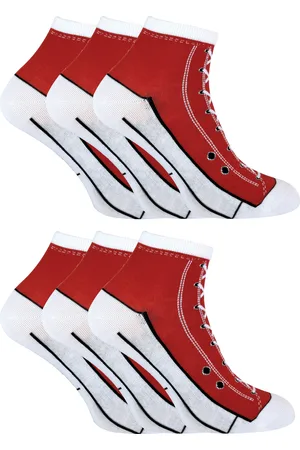 Sock Snob 6 paar sneakersokken die op schoenen lijken