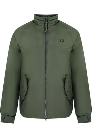 Fred Perry Geïsoleerde Hunter groene jas