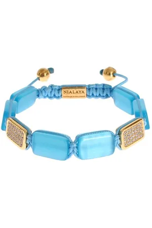 Nialaya Opaal Gouden Armband