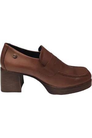 Mis Alas Damen Monkstrap Schuh Farbe Braun