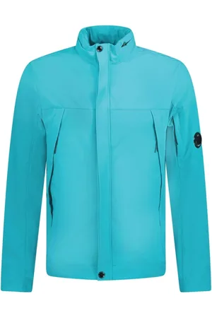 C.P. Company CP Company korte CP Tile blauwe shell-jas