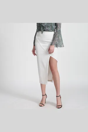 Smart & Joy Asymmetrische rok open op het been