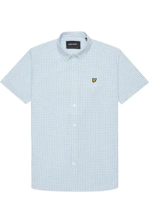 Lyle & Scott Gringham overhemd met korte mouwen