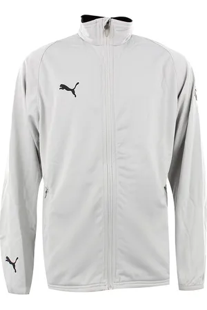 PUMA Lange Mouw Zip Up Grafisch Logo Kinder Track Jacket 650539 01