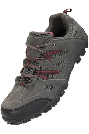 Mountain Warehouse Outdoor III Suède wandelschoenen voor heren (Donkergrijs)