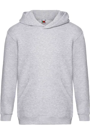 Fruit Of The Loom Kinder Unisex Premium 70/30 Sweatshirt met Capuchon / Hoodie (Heather )