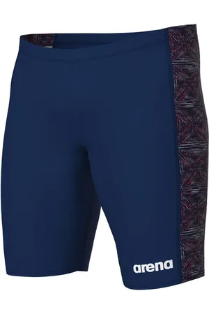 Arena Herenzwemshort Abstract Tiles Jammer in Navy Rood