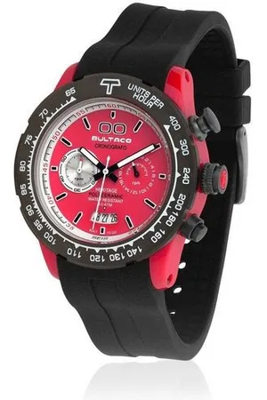 Bultaco Herenhorloge Kwarts Rood
