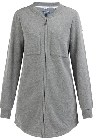 Dreimaster Lang sweatvest takelage Dames melange