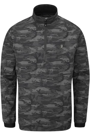 Farah Heren Parker Camouflage Douchebestendige Jas