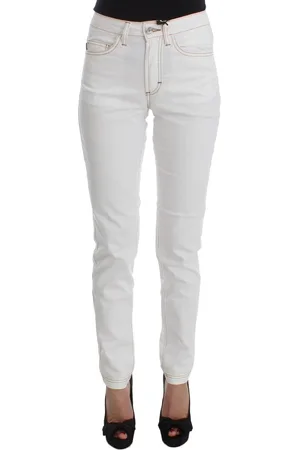 Roberto Cavalli Slim Fit Jeans Van Katoenmix