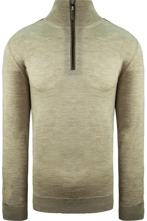 Hackett Hackett Mayfair Heren Lichtbruine Kasjmier Trui
