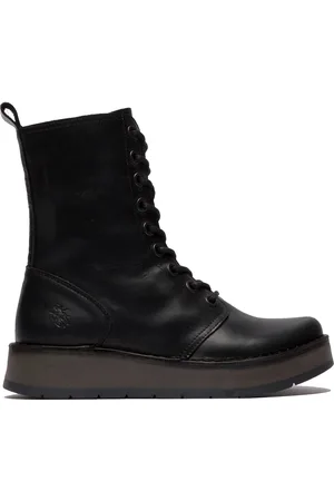 Fly London Dames RAMI043 Casual Leren Veter Enkellaarsjes
