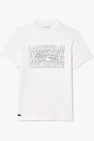 Lacoste Heren Sport Ultra Dry Bedrukt Sport T-shirt in