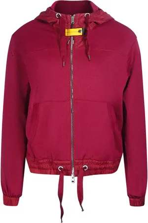 Parajumpers Bordeauxrode hoodie met rits