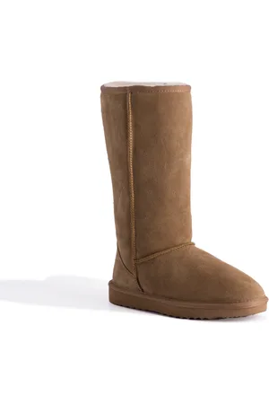 Aus Wooli "Newton" Australia Tall Zip, Tan