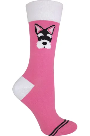 Sock Snob Nieuwigheid katoenen sokken met katten- en hondenpatroon - Scotty Dog