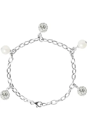 Diadema Breloque armband zwarte cultuurcultuur kralen en kristallen preciosa 925