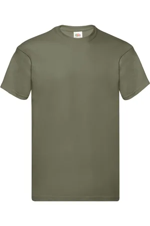 Fruit Of The Loom Heren Origineel Heather T-Shirt (Klassieke Olijf)