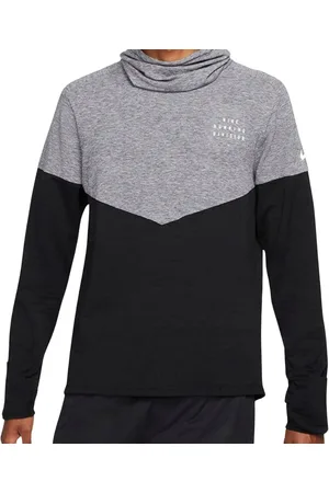 Nike Aquascutum merklogo marineblauw shirt met lange mouwen