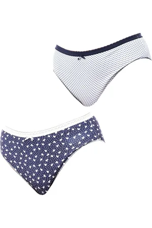 Janira Set van 2 Brislip Coquettes Katoenen Slips JPB3 Dames