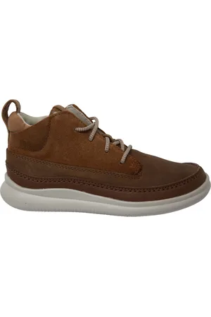 Clarks Crest Air Mid Bruine Sportschoenen voor kinderen