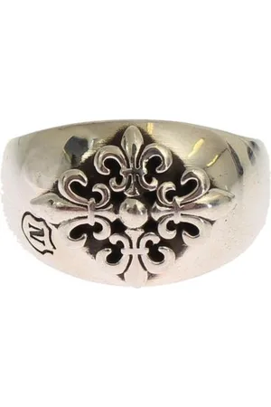 Nialaya Sterling Zilveren Logo Ring
