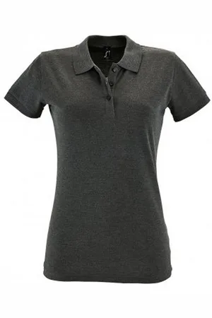 Sols Dames/dames Perfect Pique Poloshirt met korte mouwen ( mergel)