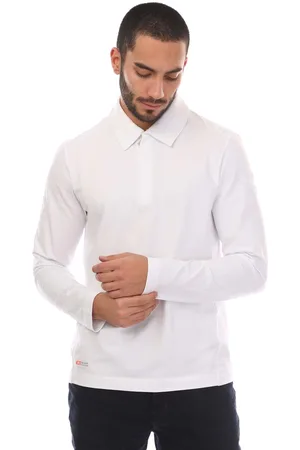 Belstaff Heren Stretch Katoen Challenger Poloshirt met Lange Mouw in