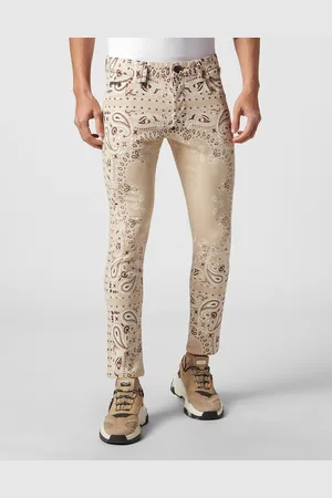 Philipp Plein Jeans Skinny Fit Paisley