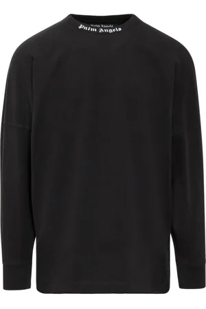 Palm Angels Classic Logo Long Sleeve Black T-Shirt
