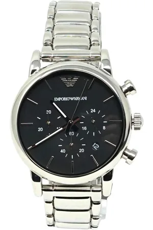 Emporio Armani AR1853 chronograaf zilveren horloge