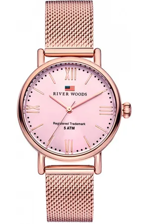 River Woods Wisconsin dameshorloge Rosékleurig RW340029