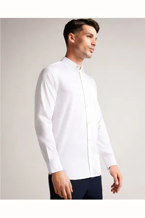 Ted Baker Bellow slim overhemd met lange mouwen en stretch voor heren
