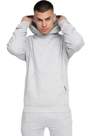 Crosshatch Heren Emmson Hoodie (Grijze Mergel)