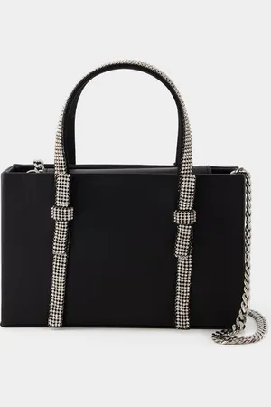 KARA Strik Midi handtas - - Leer