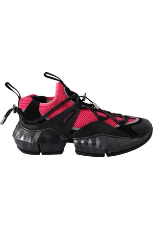 Jimmy Choo Vrouwen Diamant Roze Leren Sneaker