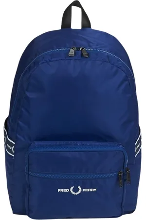 Fred Perry Getapete zakken Franse marineblauwe rugzak