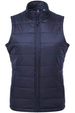 Premier Dames/Dames Recyclight Gewatteerd Gilet (Marine)