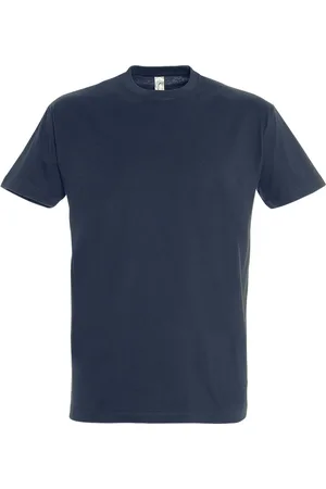 Sols Heren Keizerlijke Zwaargewicht T-Shirt met korte mouwen (Marine)