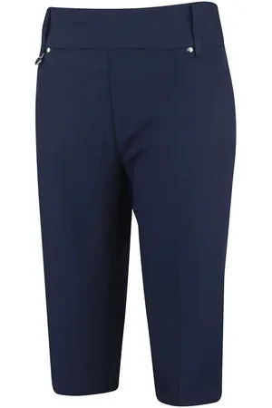 Island Green Dames/Dames Stretch Golfshorts (Donkere marine)