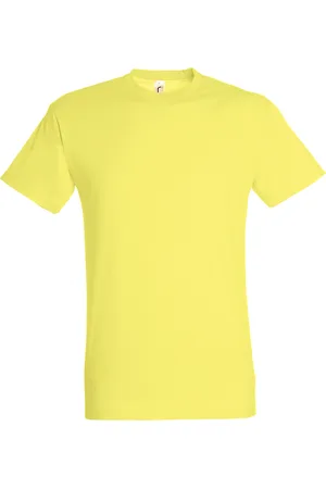 Sols Heren Regent T-Shirt met korte mouwen (Lichtgeel)