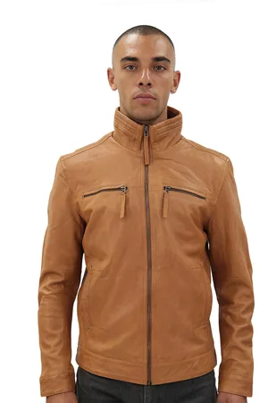 Infinity Heren klassiek leren bikerjack-Caracas