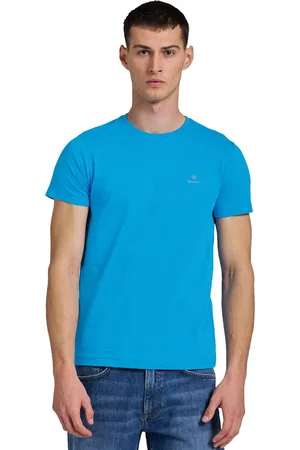 GANT | Heren T-shirt met ronde hals en contrastlogo