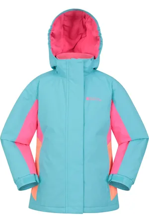 Mountain Warehouse Honing ski-jas voor kinderen (Aqua)