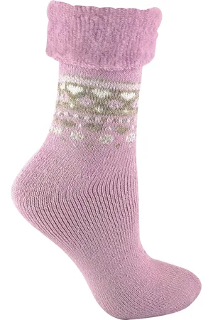 Sock Snob Thermische bedsokken voor dames Een maat