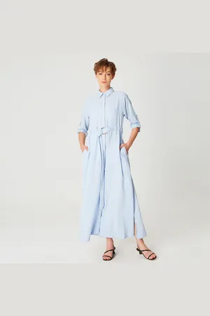 Smart & Joy Lange minimalistische shirtjurk