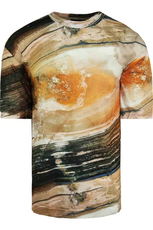 Nicce London Korte Mouw Ronde Hals Heren Luchtfoto Overize T-Shirt 211 1 09 13 0346