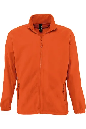 Sols Heren North Full Zip Outdoor Fleece Jacket (Neon )